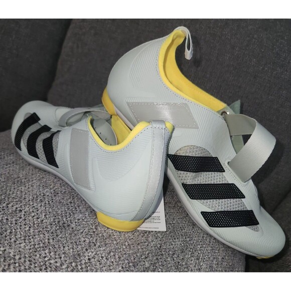 NEW Adidas The Indoor Cycling Shoe M-8.5 / W-10 Green & Yellow Interior  GX1668 main image 10